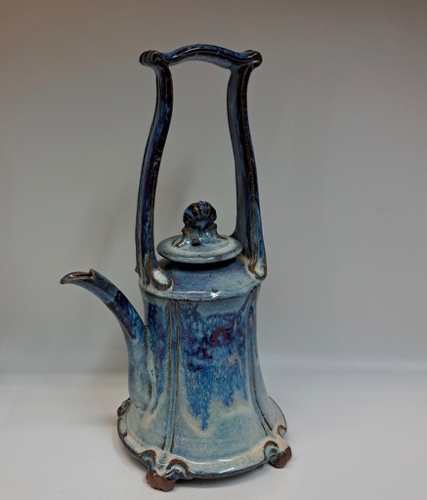 #221285 Teapot Blue  $65 at Hunter Wolff Gallery